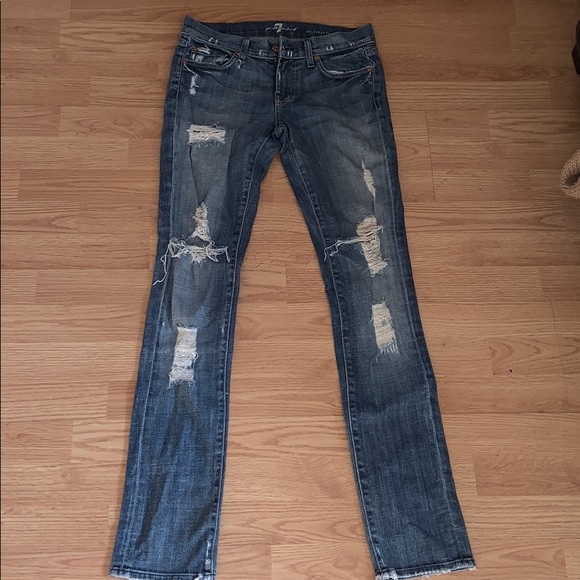 Roxanne 7 For All Mankind Jean - Picture 1 of 5